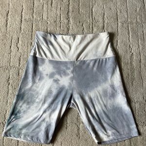 Tie dye biker shorts